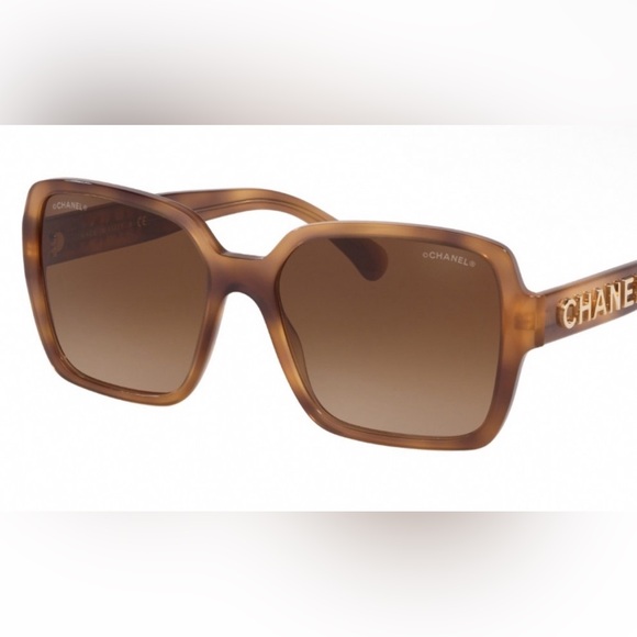 CHANEL Tortoise Shell Sunglasses - Picture 1 of 8